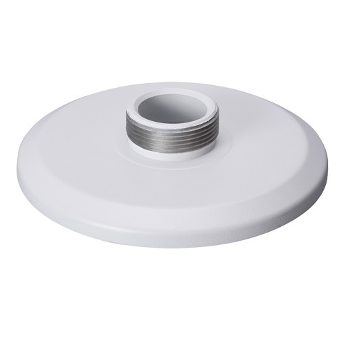 Suporte de tecto - Apto para domos motorizadas - Fabricado em alumínio - 37 (Al) x 169 (Ø) mm - Passador de cabos