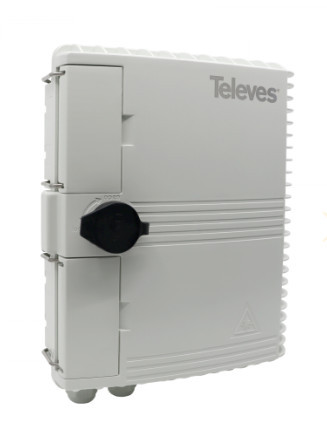 TELEVES - Repartidor secundário básico de fibra óptica Até 24 fibras 231303