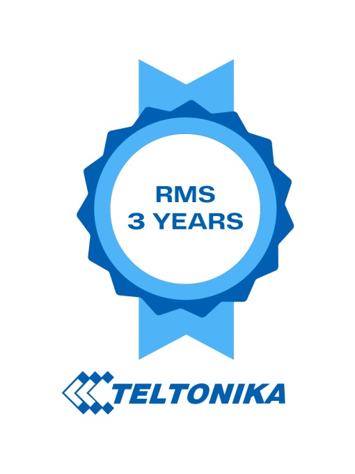 Teltonika RMS Platform Licenses - 3 -year license package - Remote Teltonika Devices Monitoring - Remote Configuration Teltonika Router - Telnet / SFTP / SSH / HTTP / HTTPS - 1 License allows for management of 1 equipment - 3 year