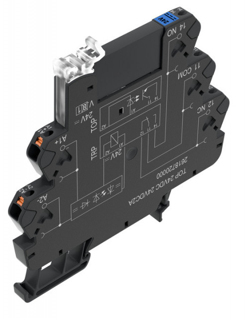 WEIDMULLER CONDUCTIONS 1 CONTACT TOP 24VDC 230VAC 1A Connexion Push en 2618420000