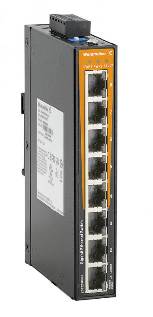 Weidmuller Switch IE-SW-EL05-GT - 5 portas, sem gestão, Gigabit Ethernet 2682210000