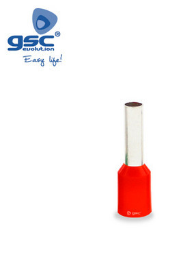 000303642 - 8433373036420Saco de virolas ocas isoladas 50u seção 1mm Vermelho