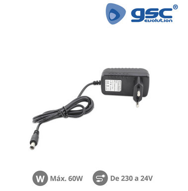 001504529 - 8433373045293Fonte de alimentação de fita LED em 24V 60W