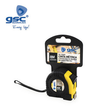 002100463 - 8436021944634 Fita métrica emborrachada com ímã - 25mm - 8M
