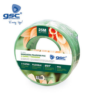 003602053 - 8433373020535Mangueira trançada de PVC 25M Ø3/4" (19mm)