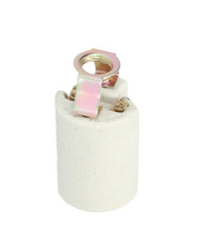 101505000 - 8433373058897Porta-lâmpada em cerâmica E14 Branco