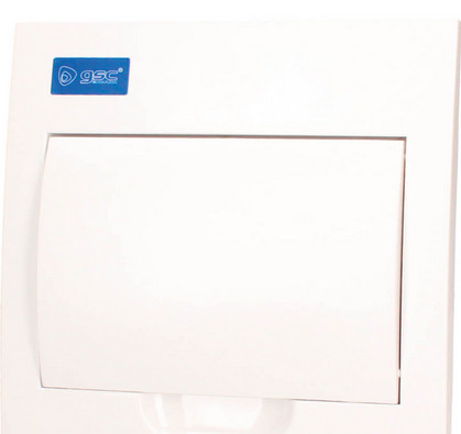 106515001 - 8433373065727Quadro elétrico embutido 8 módulos Branco