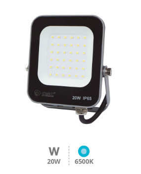 202600096 - 8433373068919Refletor LED Série Tandur 20W 6500K IP65 Preto