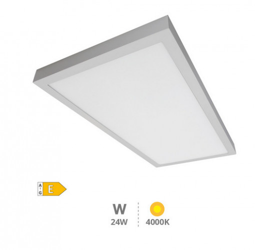 203405004 - 8433373061064Painel LED retangular Menia 24W 4200K Níquel