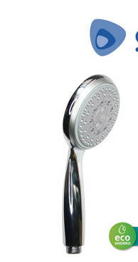 404005002 - 8433373042728Chuveiro ecológico 100mm simples cromado