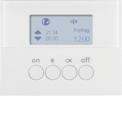 85745279 - K.1/K.5 - prog. horário KNX RF, branco HAGER EAN:4011334375494