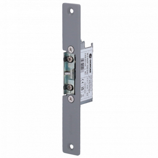 Abrepuertas eléctrico Dorcas - Para puerta sencilla | Pestillo radial regulable - Modo apertura Fail Secure (NO) - Fuerza de retención 330 kg - Alimentación AC/DC 10-24V | Memoria - Montaje encastrado | Paso libre