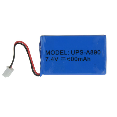 Bateria de apoio - Litio - Recarregável - 7.4 V - 600 mAh - Compatível com WS-108