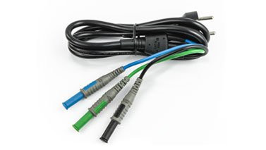 C2033X - HA02033X - 3-banana (preto / azul / verde) para cabo com plugue Shuko HT ITALIA
