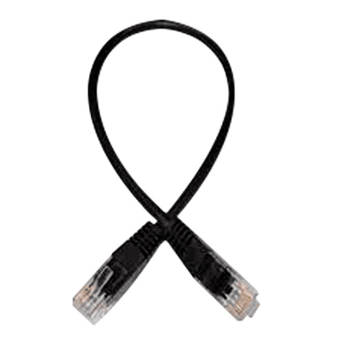 Cabo UTP Safire - Ethernet - Conectores RJ45 - Categoria 5E - 0.3 m - Cor preto