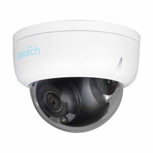 Câmara IP 2 Megapixel - Gama Uniarch - 1/2.9" Progressive Scan CMOS - Lente 2.8 mm - IR LEDs Alcance 30 m - Interfaz WEB, CMS, Smartphone e NVR