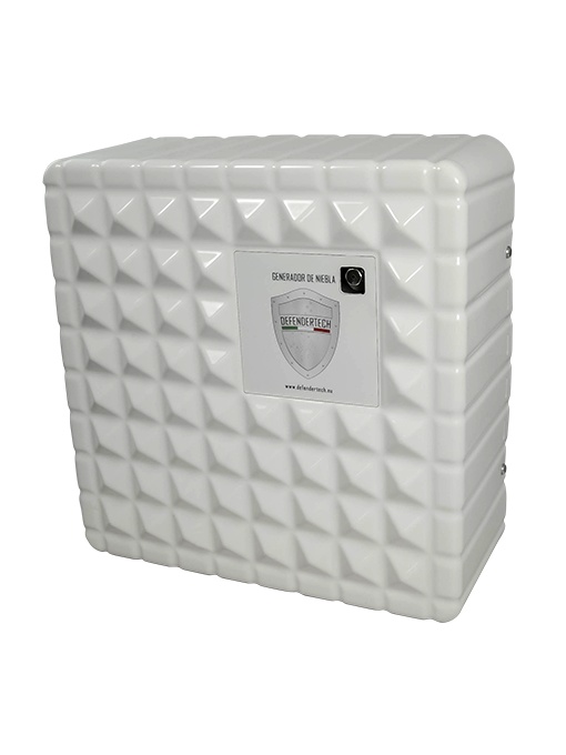 Defendertech - Disinfectant mist generator - up to 360m3 - Fixed solution - up to 9 capacity shots - leaves no tracks after the shot