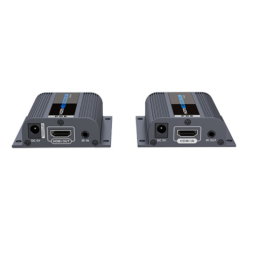 Extensor activo HDMI - Emissor e receptor - Alcance 40 m / Até 1080p - Sobre cabo UTP Cat 6 - Alimentação DC 5 V em emissor e PoE em recetor