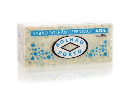 Higiene e Limpeza - 2890 - Sabão Bolhão Azul e Branco Barra 400gr Lacrilar