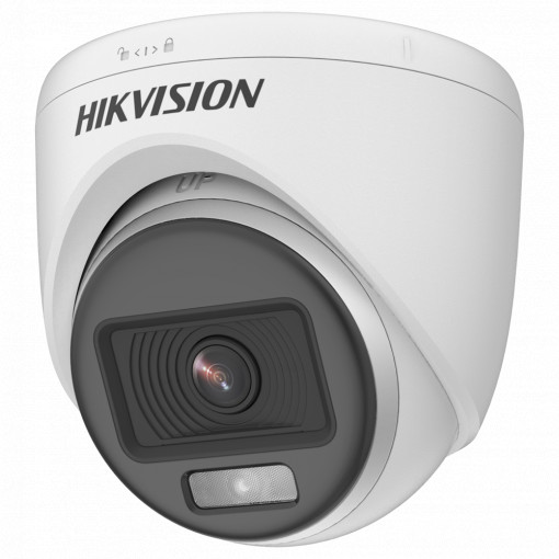 Hikvision - Cámara Domo 4en1 Gama ColorVu - Resolución 1080p (1920x1080) - Lente 3.6 mm | Luz blanca alcance 20 m - ColorVu: imagen a color 24 horas - Apta para interior