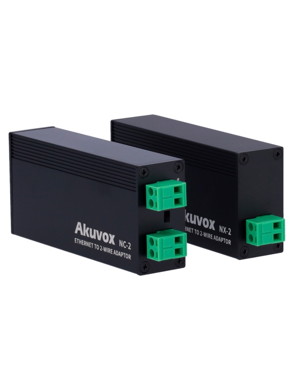 Kit de conversão de IP para 2 fios - 1 grupo de 2 cadeias de caracteres - 1 Grupo TCP/IP com RJ45 | Entrada/saída PoE - Dispositivos IP de alimentação via 2 fios - Adequado para quadros e monitores - Alimentação padrão PoE