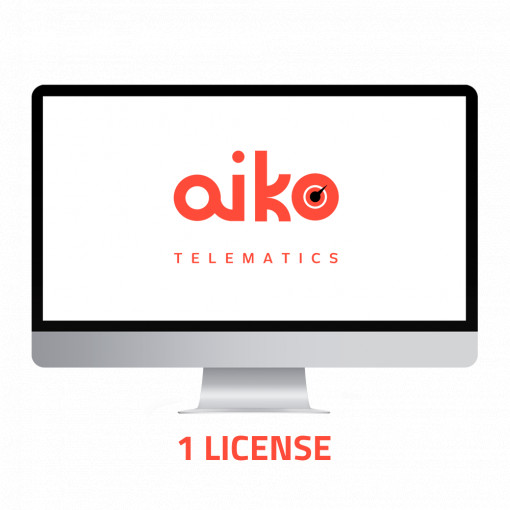 Licencia de gestión de flotas - Basado en Cloud | Pago mensual - Licencia para 1 tracker - Control de rutas y activos - Monitorización en tiempo real - Aplicación móvil Aiko