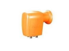 LNB offset Twin 2 saídas: HA/VA/HB/VB - Laranja