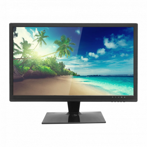 Monitor SAFIRE LED HD PLUS 19.5" - Desenhado para videovigilância - Resolução 1600x900 - Formato 16:9 - Entradas: 1xHDMI, 1xVGA, 1xAudio
