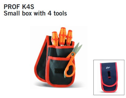 PROF K4S - HU000398 - Bolsa de cinto com 4 ferramentas HT ITALIA