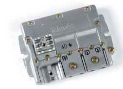 Repartidor EasyF 4D 5...2400MHz 9/7,5dB - Embalagem de 10 uds.