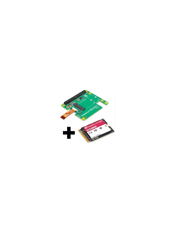 SC1675 - Kit HAT+ com SSD NVMe para Raspberry Pi 5 - 256GB - Raspberry Pi SC1675
