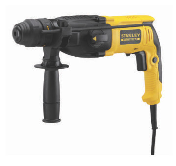 STANLEY - SFMEH210K-QS - Martelo Combinado SDS-Plus 800W 2,4J EPTA 3 modos, velocidade 0 - 1.250 rp