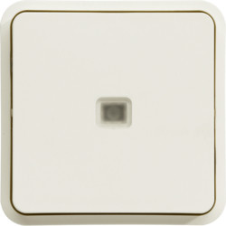 WNA021B - cubyko - Botão inversor c/sinaliz, branc HAGER EAN:3250617175210