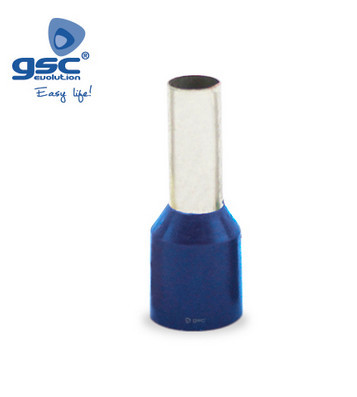 000303641 - 8433373036413 Saco 50u com ponteiras ocas isoladas seção 0,75mm Azul