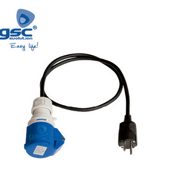 002300232 - 8436021942326 Prolong.convert. do plugue de sucção para a base 3P (2P+t)