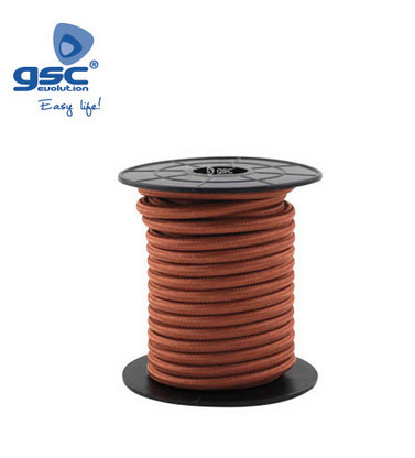 003902993 - 8433373029934Cabo têxtil 10M (2x0,75mm) Castanho