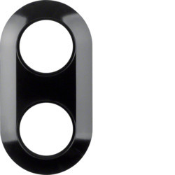 138121 - 1930 - quadro x2, preto HAGER EAN:4011334219095