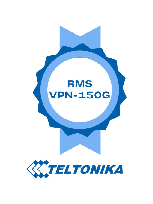 150 GB Traffic Package RMS Connect and RMS VPN - Remote Router Configuration and Monitoring Teltonika - Telnet / SFTP / SSH / HTTP / HTTPS - 1 License allows 150 GB management for 10 years - Sharing between devices in a RMS account