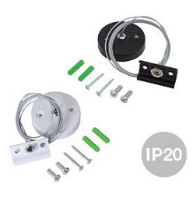 202210004 - 8433373063891Kit de suspensão para via monofásica Branco
