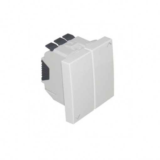45281 SBR - BOTÃO DUPLO DE PERSIANA - 2 MÓD BRANCO EFAPEL 5603011573355