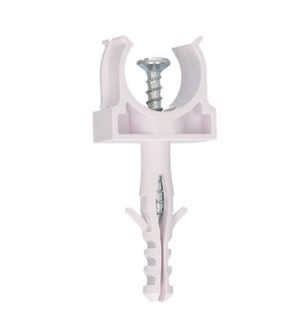 500025001 - 8433373074958Pacote de fixadores de tubo 100u com plugue Ø16mm