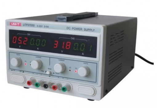 Alimentation Power Reg. 2x 0 ~ 32V 0 ~ 5a c / dup. Affichage - Uni -T