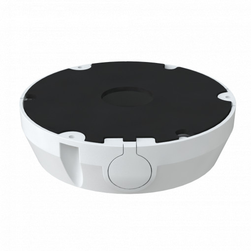 Caixa de derivação Safire Smart - Para câmaras dome - Apto para uso exterior IP65 - Instalação em tecto ou parede - Diâmetro da base 154.5 mm - Passador de cabos