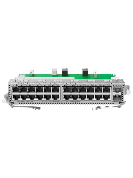 Carte de ligne Reyee E -lighten - Plaque d'interface de service modulaire - Compatible avec RG -NBF6002M - 24 PORTS RJ45 Gigabit + 2 SFP + 10 Gbps