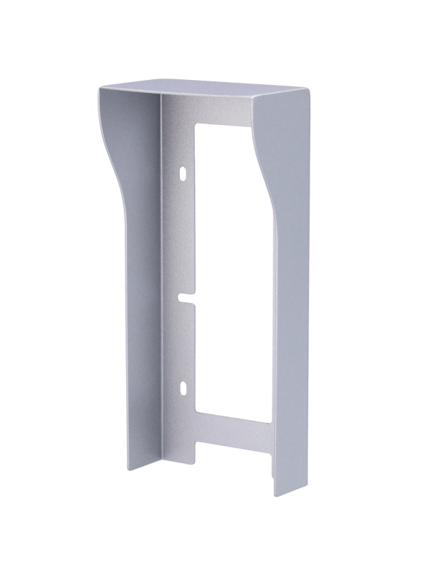 Cobertura para videoporteiro - Específico para Akuvox AK-R20B(K)-xB. - Medidas: 193 (Al) x 87 (Lg) x 50 (Fd) mm - Fabricado em aço galvanizado - Viseira para chuva - Montagem na superfície