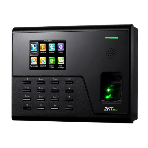 Controlo de Presença - Impressão digital, cartão EM RFID e teclado - 3.000 gravações / 100.000 registos - TCP/IP e Wi-Fi - Gestão do modo de controlo de presencia - ZkTime Smallbusiness 50 grátis