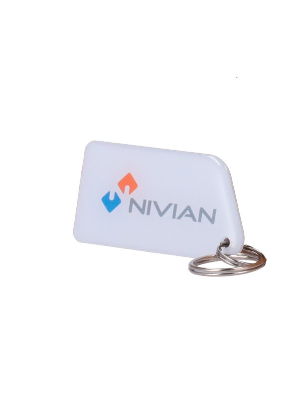 Holder de clé Numéroté de proximité - ID par radiofréquence - EM et MF passif | Résine époxy lumineuse - fréquence 125 kHz / 13,56 MHz - Dimensions: 56 (AN) x 28 (al) mm - sac de 10 unités