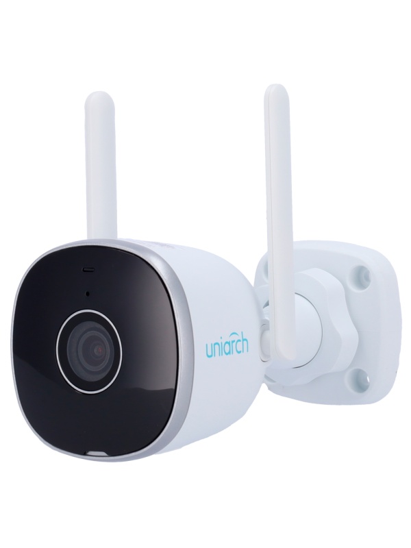 IP chamber WiFi Uniarch Panda Series B - up to 2MPX resolution, high image quality - human detection - microSD 128 GB | Intelligent IV up to 20m - Bidirectional Audio: Microphone and Altifalage - Ultra H.265 | IP67