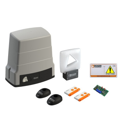 Kit Motor Correr Roger H30/640 600Kg com Pirilampo Roger