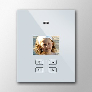 KIT Videoporteirto KIT-ΒO1C Inox VENUS Branco CTC